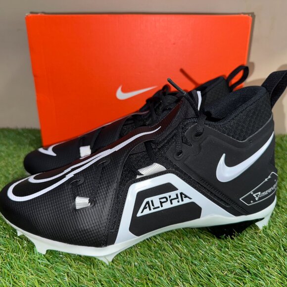 Nike Alpha Menace Pro 3 WD Mid PE Football Cleats Black DH3292-001 Mens WIDE main image 5